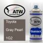 Preview: Toyota, Gray Pearl, 1G2: 400ml Sprühdose, von ATW Autoteile West.
